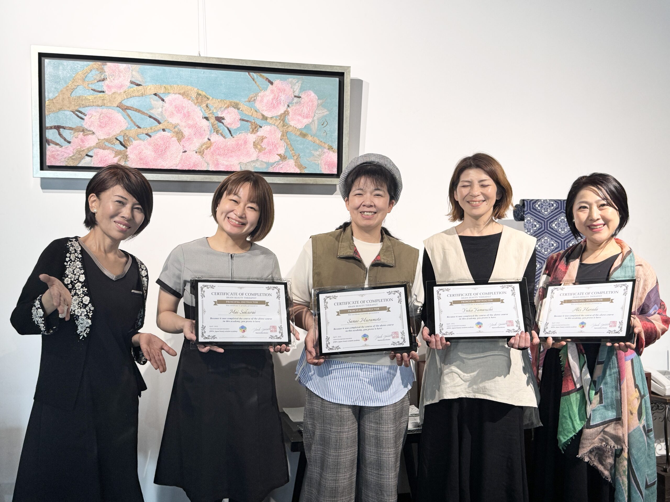  美脳美人セラピスト養成講座・卒業式の風景より✨